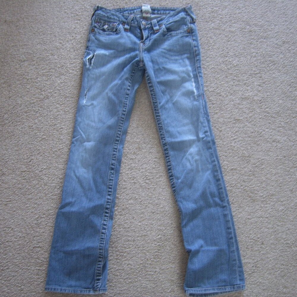 Like New Excellent Condition True Religion Women Jeans sz 27 Made in USA